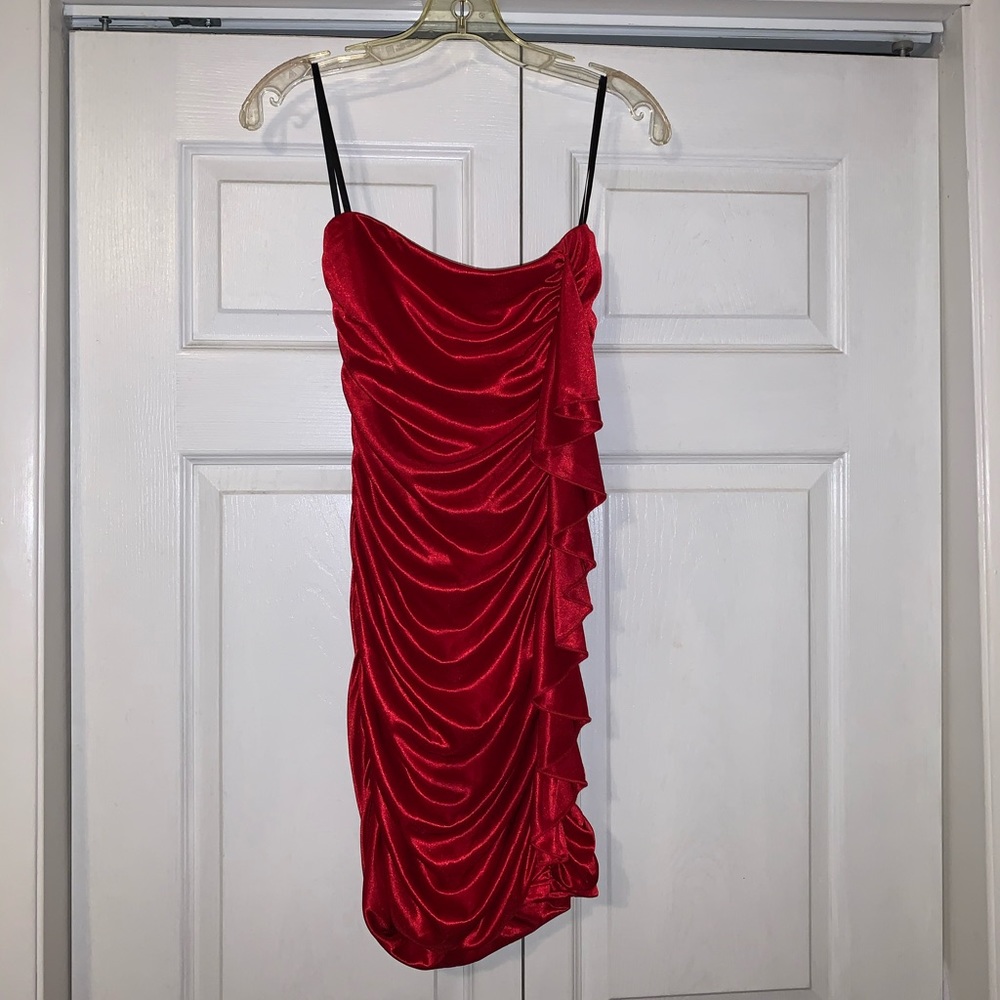 Strapless Red Dress size M